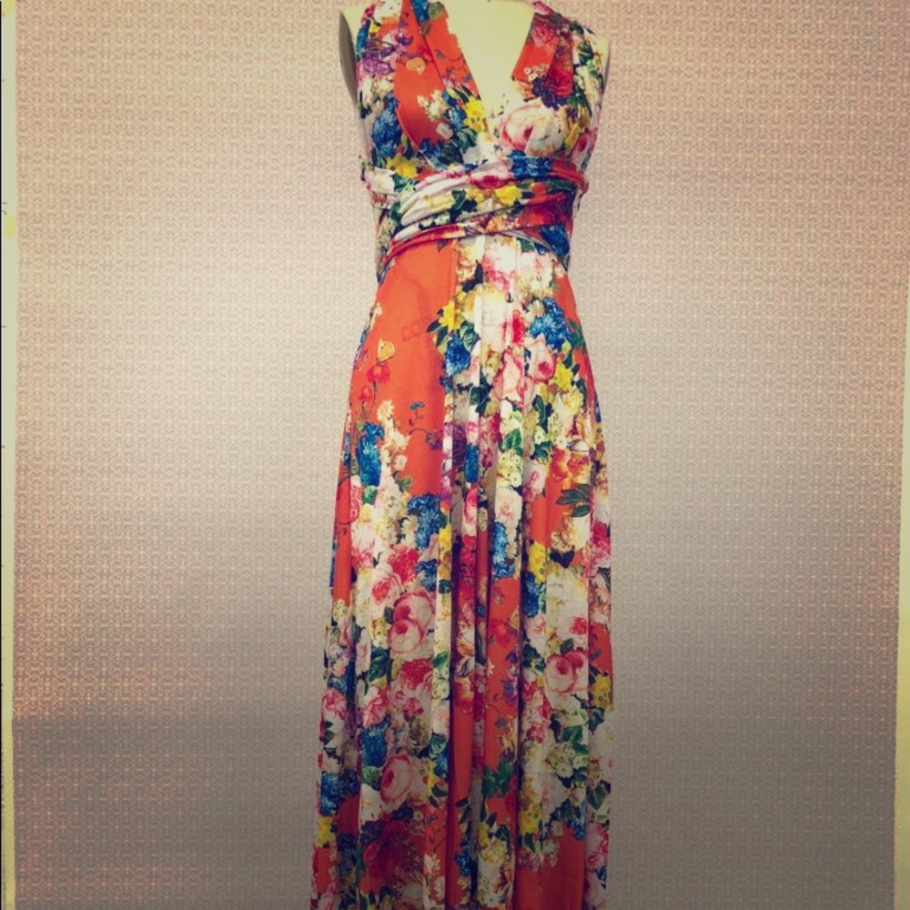 Transformer Maxi Floral Dress
